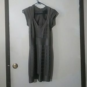 French Connection Grey Bandage bodycon dress.